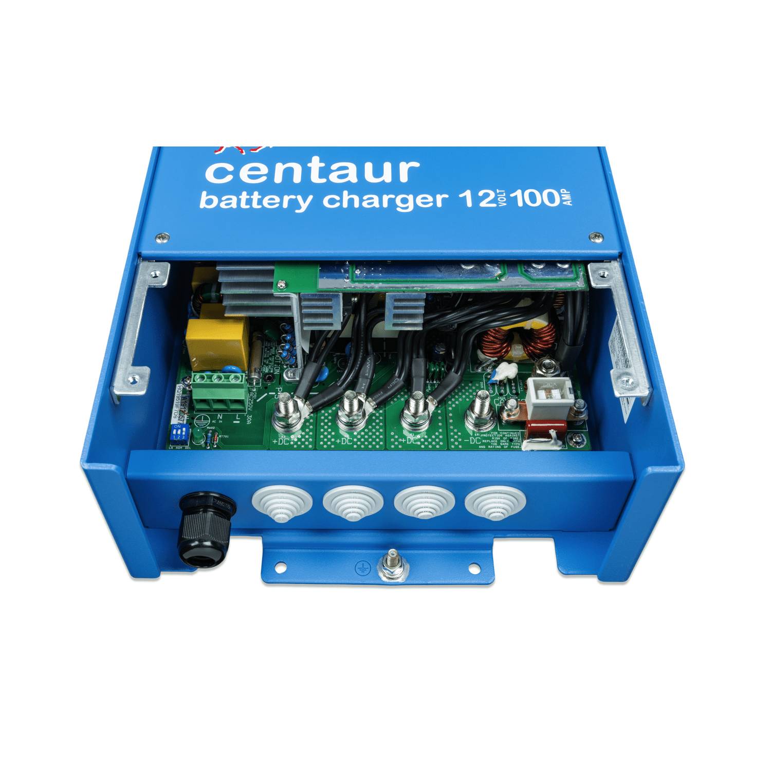 12V 100A Charger with 3 outputs | Centaur Battery Charger ports