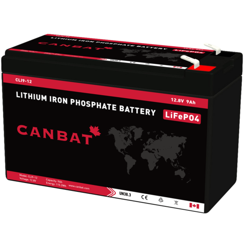 12V 9Ah Lithium Iron Phosphate Battery LiFePO4