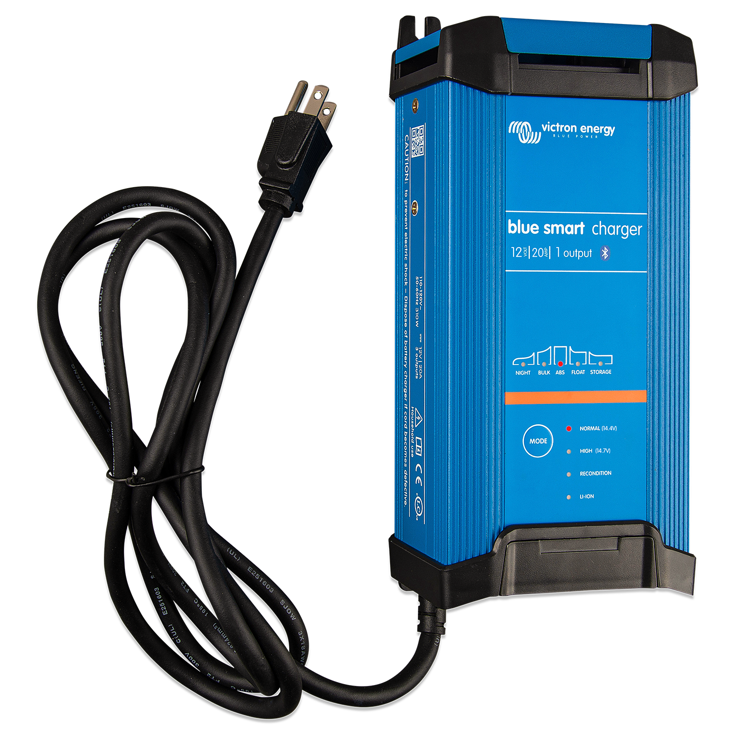 20A 12V Charger Blue Smart for Lithium Battery