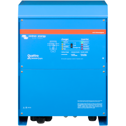 48V 10000W Quattro Inverter with built-in 140A Charger