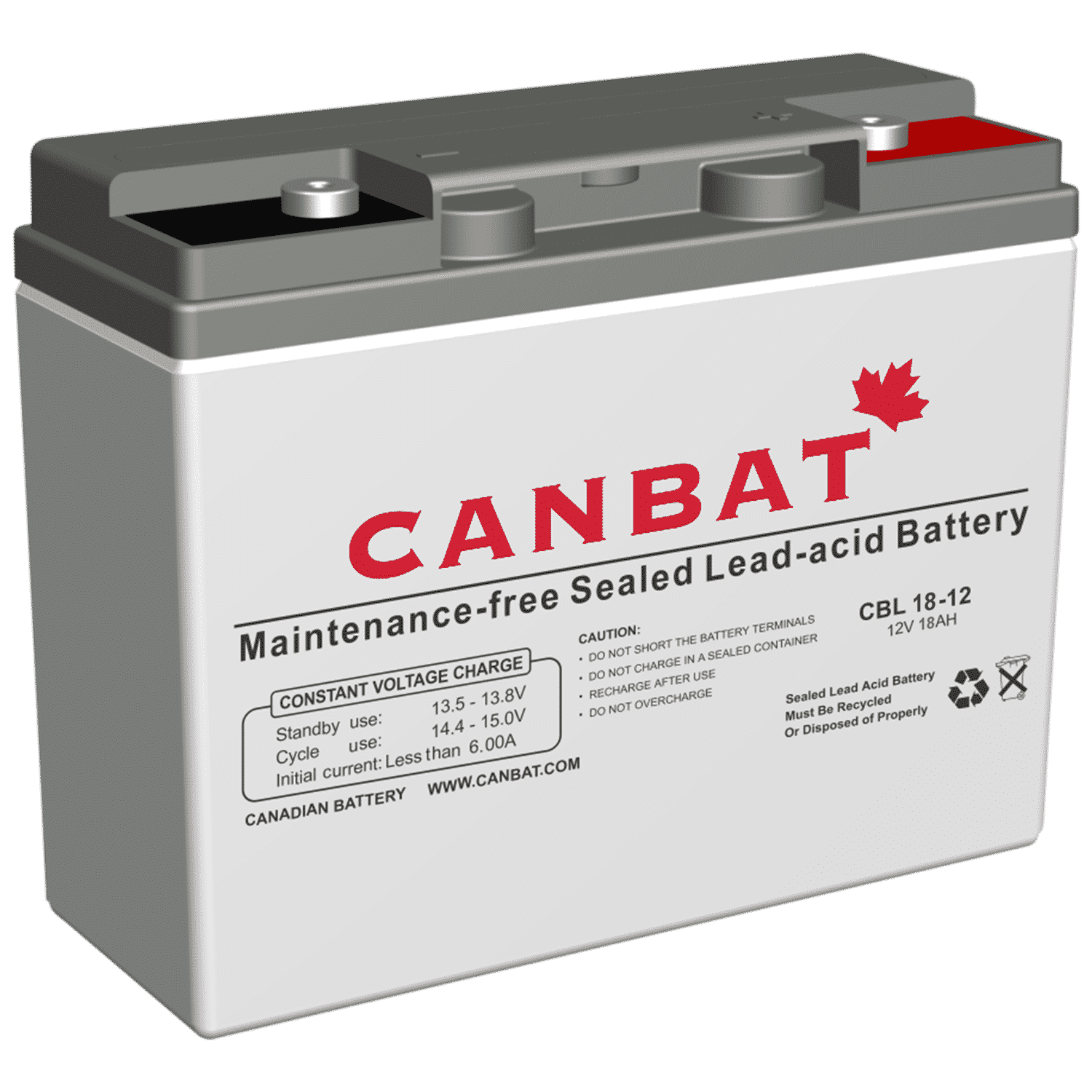 12V 18Ah SLA Battery AGM battery Canada Free Shipping