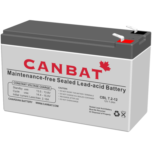 12V 7.2Ah SLA Battery (AGM)