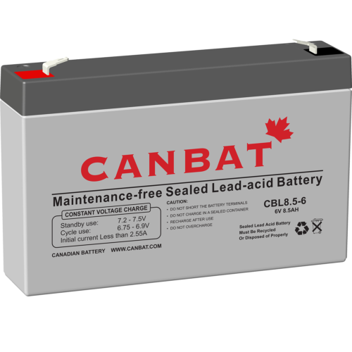 6V 8.5Ah SLA Battery (AGM)