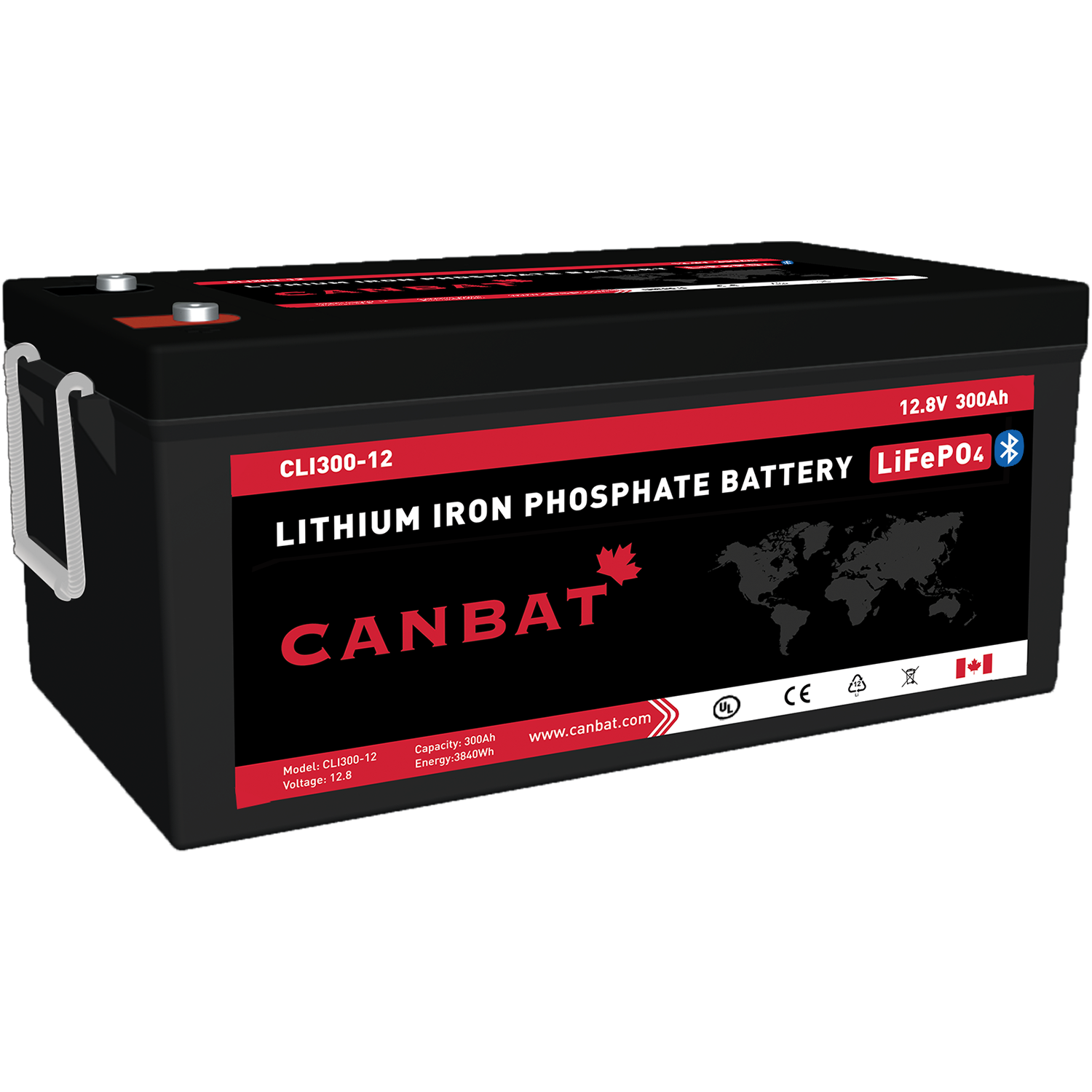 12V 300Ah Lithium Battery (LiFePO4)